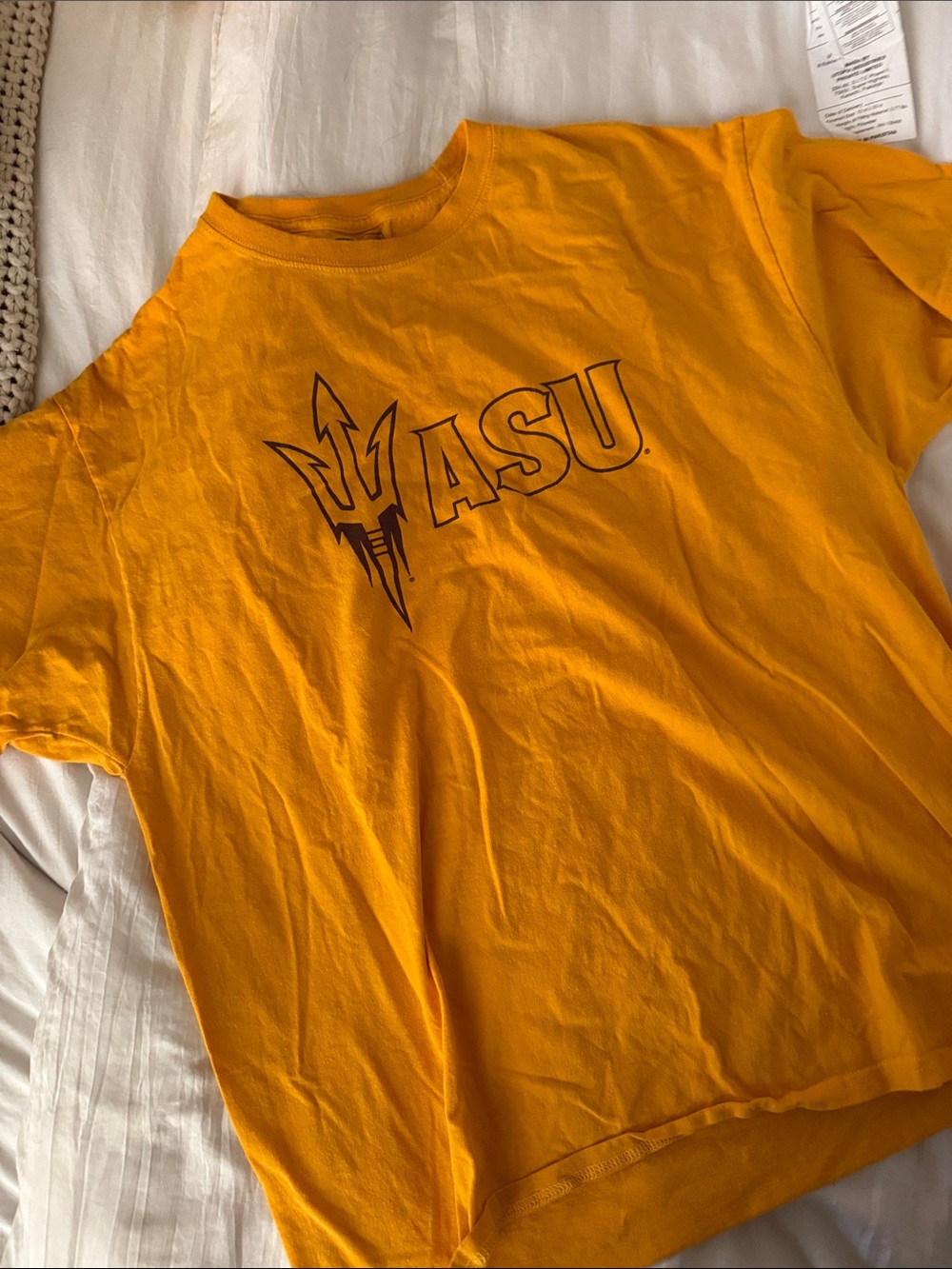 ASU Sun Devils Gold Logo T-Shirt